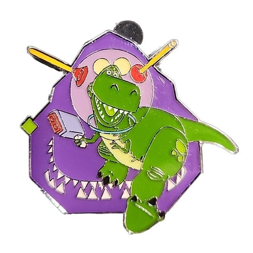 Disney Rex Green Dinosaur Toy Story Game Prize teeth 2022 Trading Pin 155388 SDR